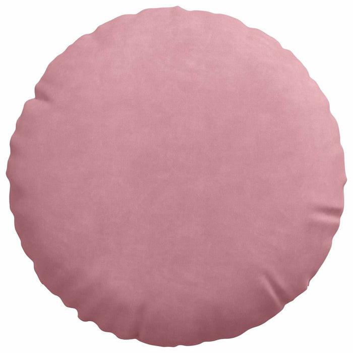 Cuscini per Seduta 2 pcs Rosa Ø 40 x 13 cm Velluto 42014104