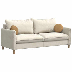 Cuscini per Seduta 2 pcs Marrone Ø 40 x 13 cm Velluto 42014108