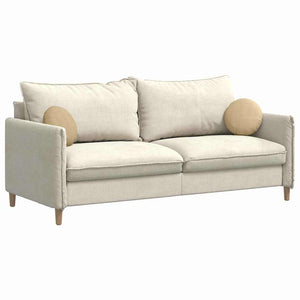 Cuscini per Seduta 2 pcs Grigio Verde Ø 30 cm Tessuto in Cords 42014116