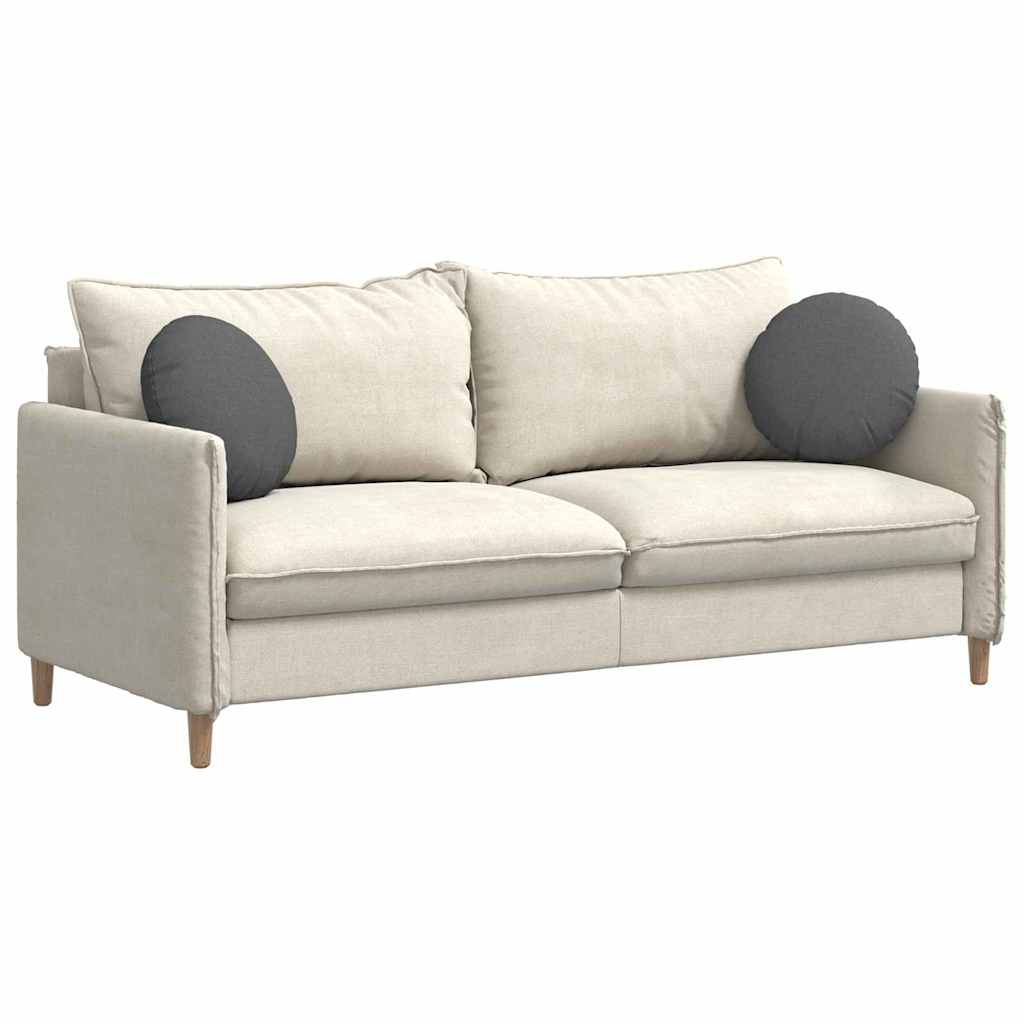 Cuscini per Seduta 2 pcs Grigio scuro Ø40 x 13 cm Tessuto 42014121