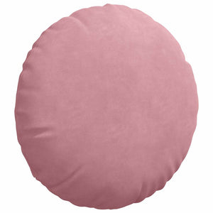 Cuscini per Seduta 2 pcs Rosa Ø 40 x 13 cm Velluto 42014141
