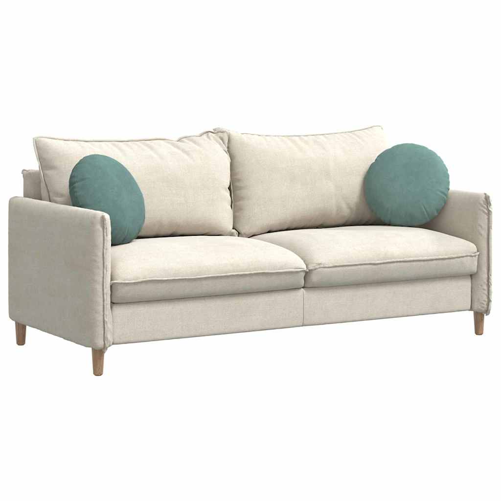 Cuscini per Seduta 2 pcs Verde Mare Ø 40 x 13 cm Velluto 42014147