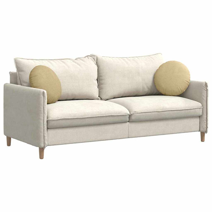 Cuscini per Seduta 2 pcs Grigio Verde Ø 40 cm Tessuto in Cords 42014153