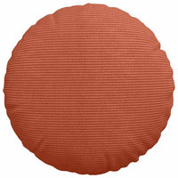 Cuscini per Seduta 2 pcs Rosso Arancio Ø 40 cm Tessuto in Cords 42014156