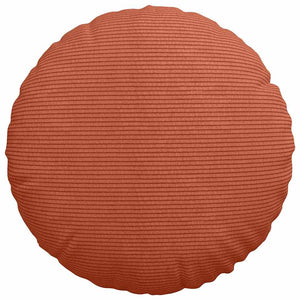 Cuscini per Seduta 2 pcs Rosso Arancio Ø 40 cm Tessuto in Cords 42014156