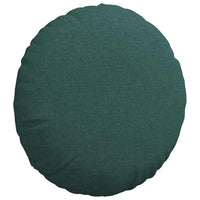 Cuscini per Seduta 2 pcs Verde Scuro Ø50 x 19 cm Tessuto 42014162
