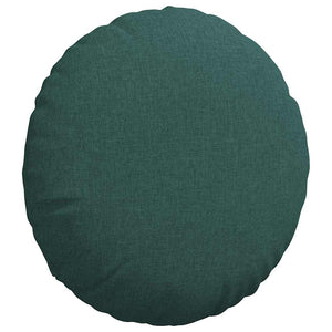 Cuscini per Seduta 2 pcs Verde Scuro Ø50 x 19 cm Tessuto 42014162