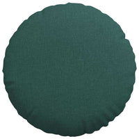 Cuscini per Seduta 2 pcs Verde Scuro Ø50 x 19 cm Tessuto 42014162