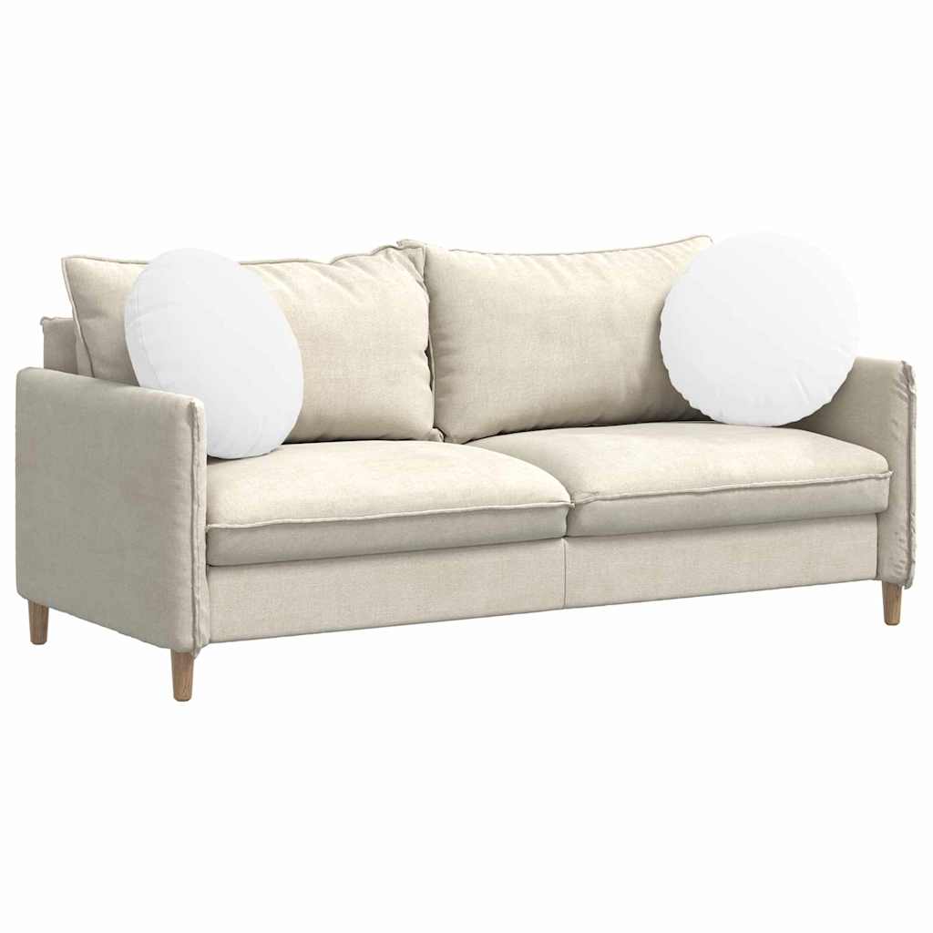 Cuscini per Seduta 2 pcs Bianco Ø50 x 19 cm Tessuto 42014168