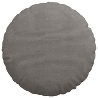 Cuscini per Seduta 2 pcs Grigio chiaro Ø 50 cm Tessuto in Cords 42014186