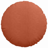 Cuscini per Seduta 2 pcs Rosso Arancio Ø 50 cm Tessuto in Cords 42014193