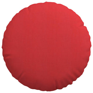 Cuscini per Seduta 2 pcs Rosso Ø60 x 21 cm Tessuto 42014206