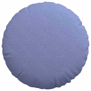 Cuscini per Seduta 2 pcs Blu jeans Ø60 x 21 cm Tessuto 42014208