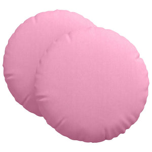 Cuscini per Seduta 2 pcs Rosa Ø60 x 21 cm Tessuto 42014209