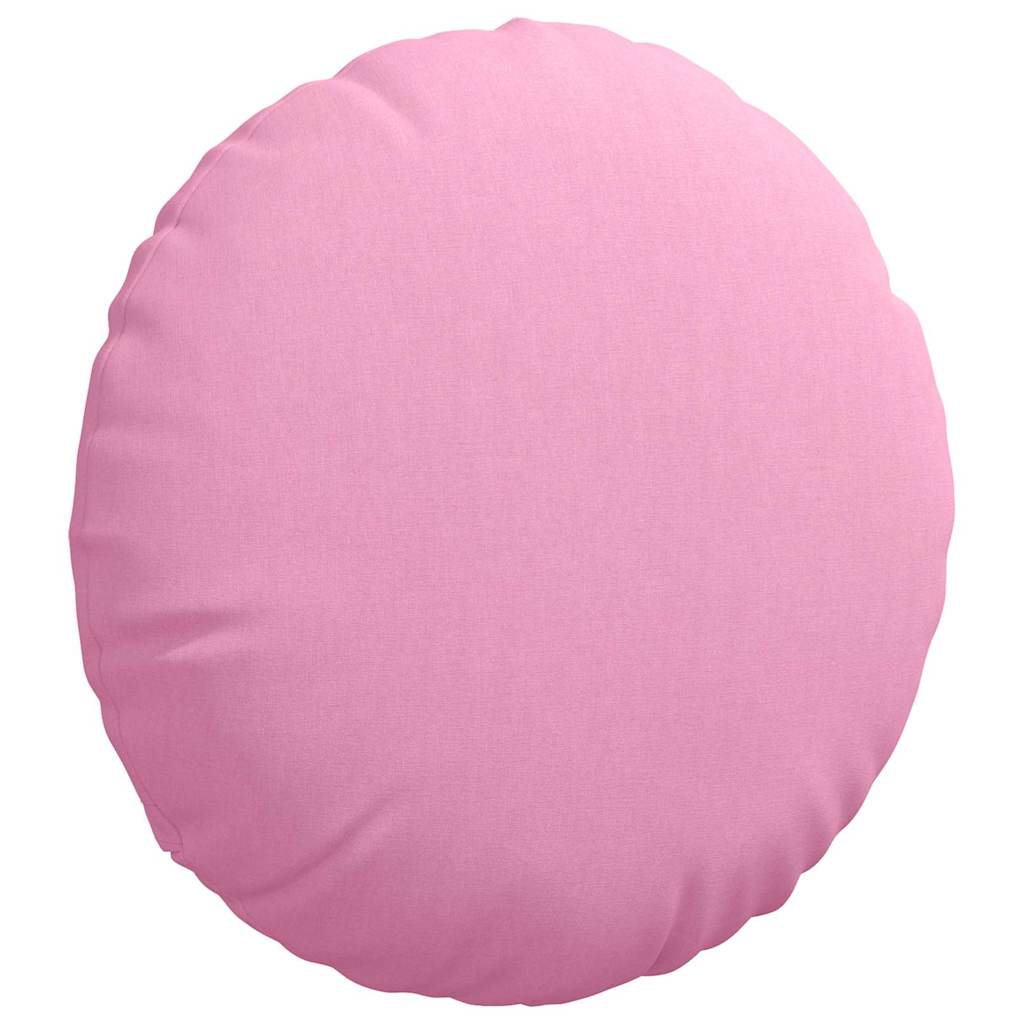Cuscini per Seduta 2 pcs Rosa Ø60 x 21 cm Tessuto 42014209