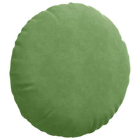 Cuscini per Seduta 2 pcs Verde chiaro Ø 40 x 13 cm Velluto 42014214