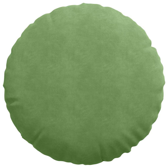 Cuscini per Seduta 2 pcs Verde chiaro Ø 40 x 13 cm Velluto 42014214
