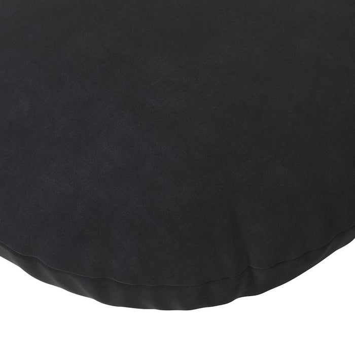 Cuscini per Seduta 2 pcs Nero Ø 40 x 13 cm Velluto 42014217