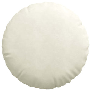 Cuscini per Seduta 2 pcs Crema Ø 40 x 13 cm Velluto 42014220