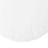 Cuscini per Seduta 2 pcs Bianco Ø80 x 29 cm Tessuto 42014242