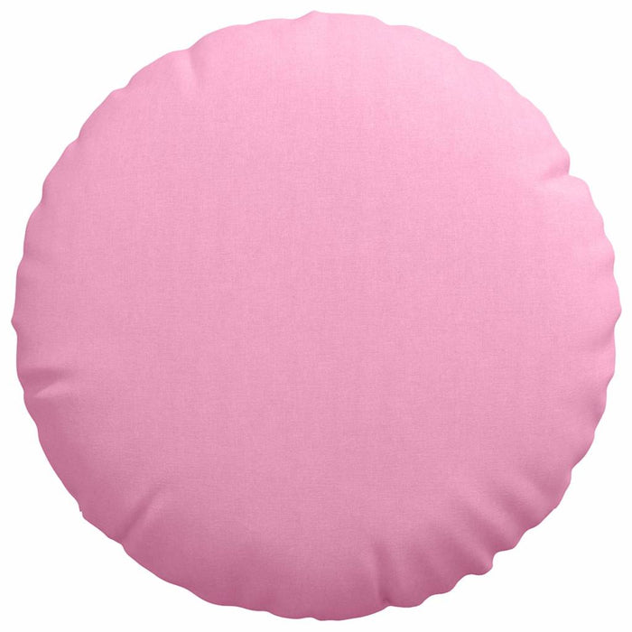 Cuscini per Seduta 2 pcs Rosa Ø80 x 29 cm Tessuto 42014246