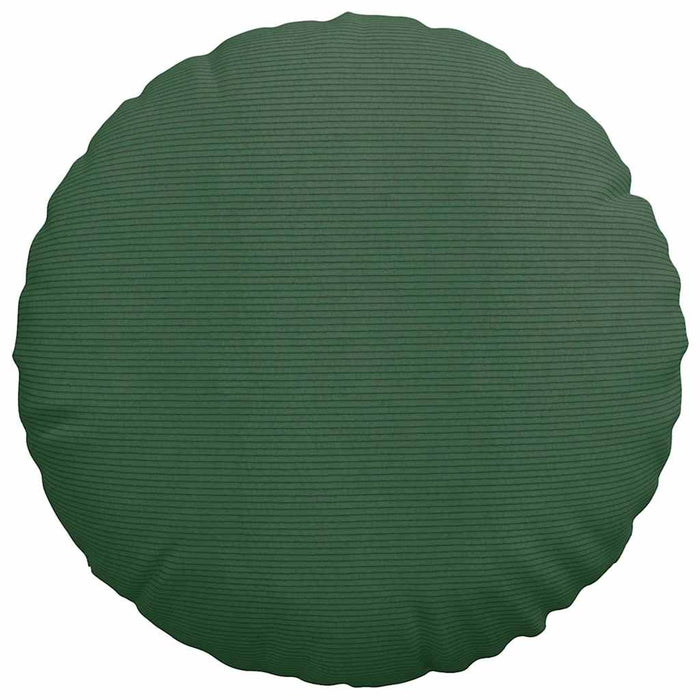 Cuscini per Seduta 2 pcs Verde Scuro Ø 80 cm Tessuto in Cords 42014265