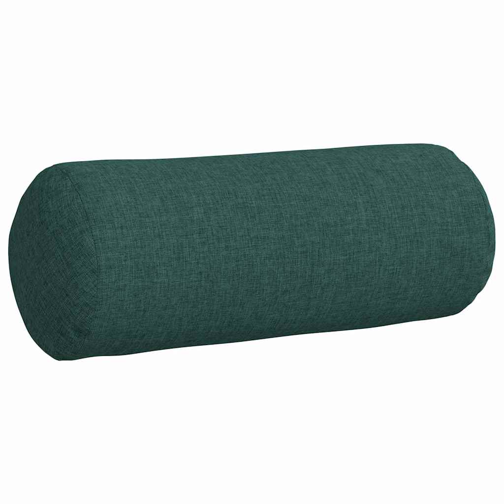 Cuscini a rullo 2 pcs Verde Scuro Ø 15 x 40 cm Tessuto 42014273