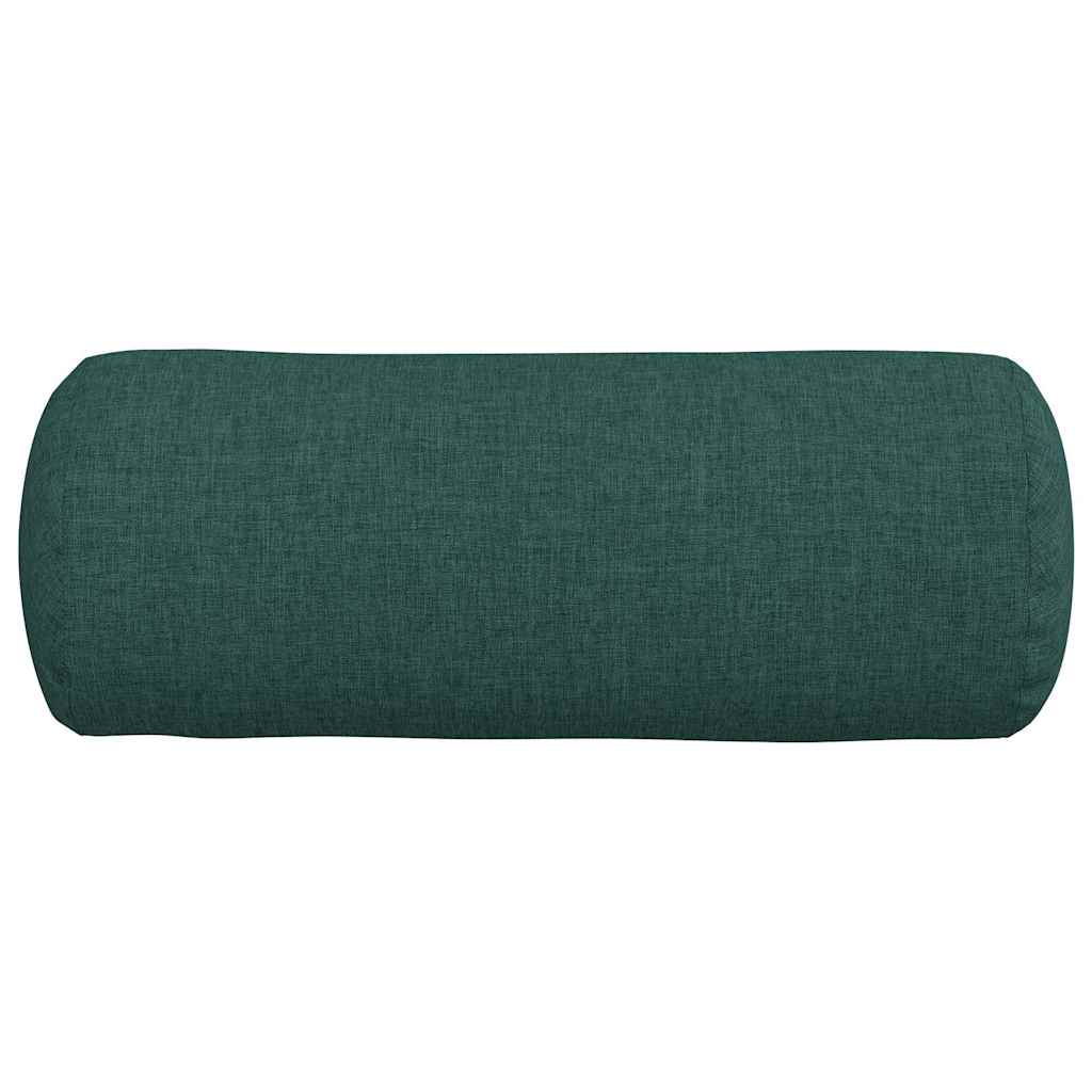 Cuscini a rullo 2 pcs Verde Scuro Ø 15 x 40 cm Tessuto 42014273