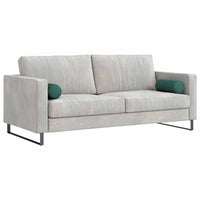 Cuscini a rullo 2 pcs Verde Scuro Ø 15 x 40 cm Tessuto 42014273