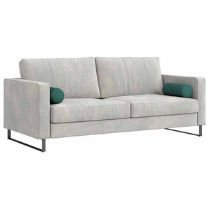 Cuscini a rullo 2 pcs Verde Scuro Ø 15 x 40 cm Tessuto 42014273