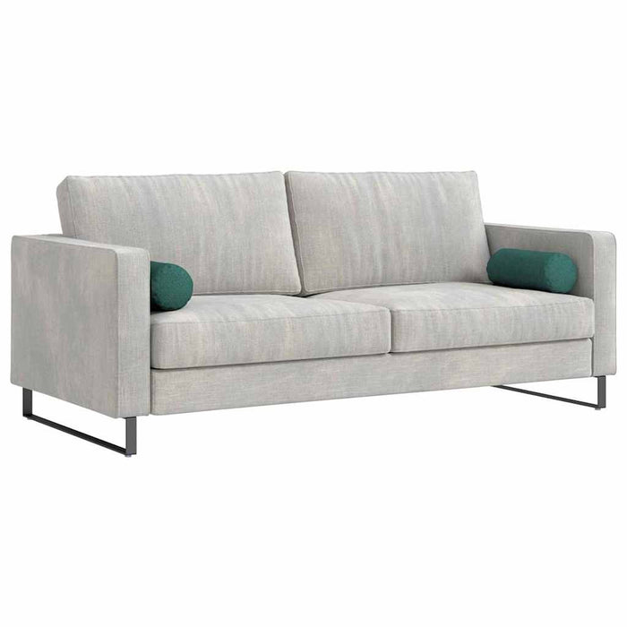 Cuscini a rullo 2 pcs Verde Scuro Ø 15 x 40 cm Tessuto 42014273