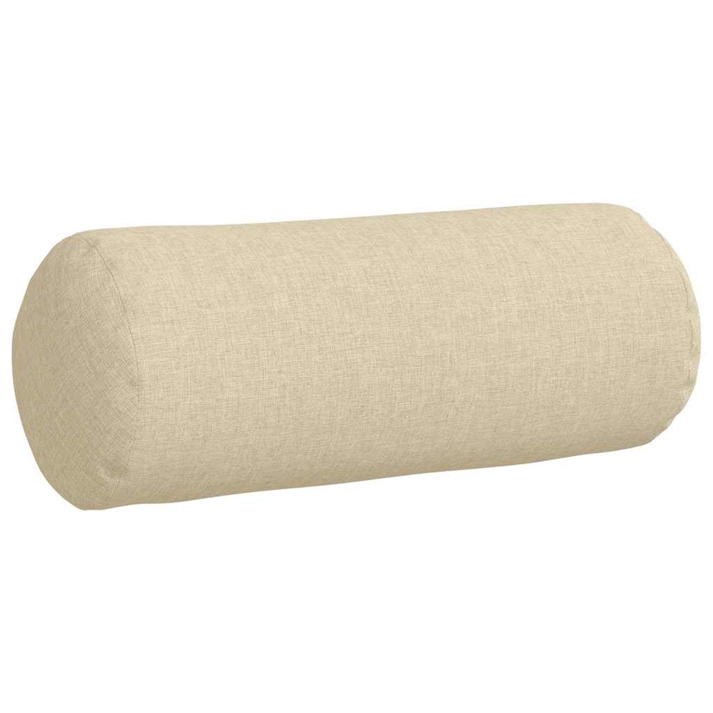 Cuscini a rullo 2 pcs Crema Ø 15 x 40 cm Tessuto 42014275