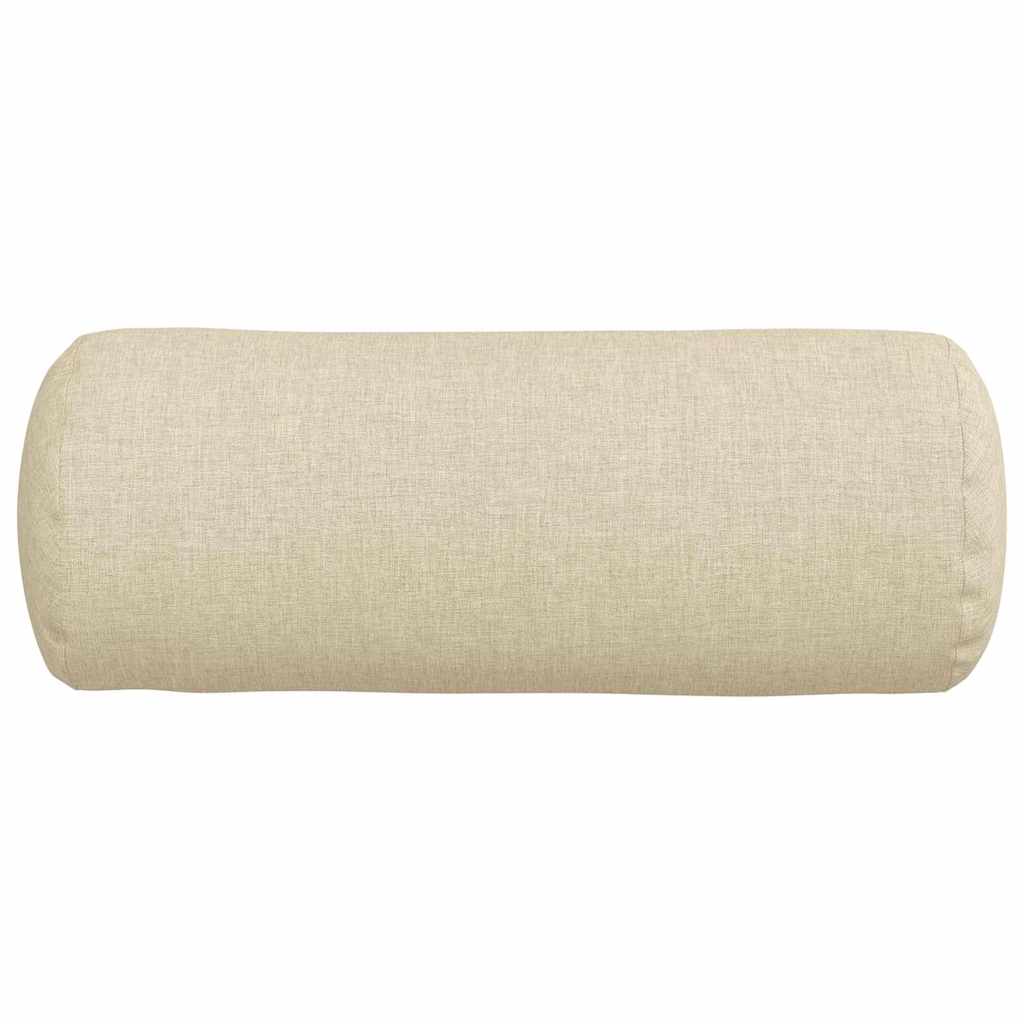 Cuscini a rullo 2 pcs Crema Ø 15 x 40 cm Tessuto 42014275