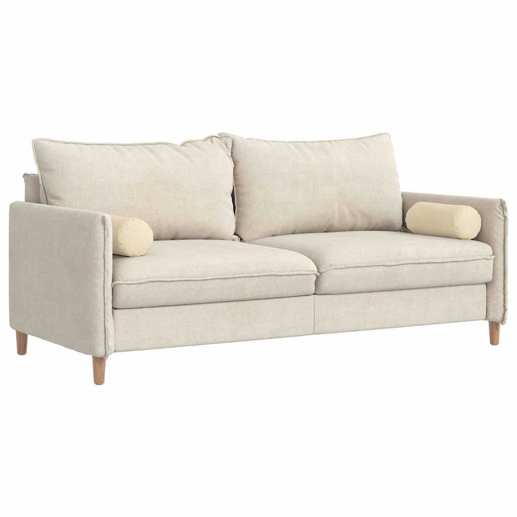 Cuscini a rullo 2 pcs Crema Ø 15 x 40 cm Tessuto 42014275