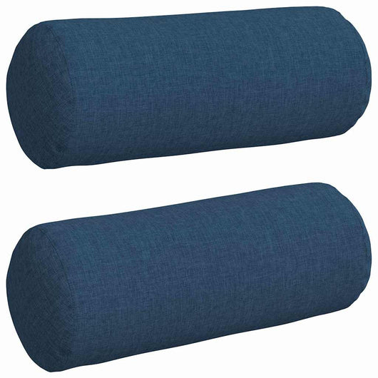 Cuscini a rullo 2 pcs Blu Ø 15 x 40 cm Tessuto 42014276
