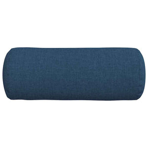 Cuscini a rullo 2 pcs Blu Ø 15 x 40 cm Tessuto 42014276