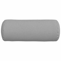 Cuscini a rullo 2 pcs Grigio Nuvola Ø 15 x 40 cm Tessuto 42014281