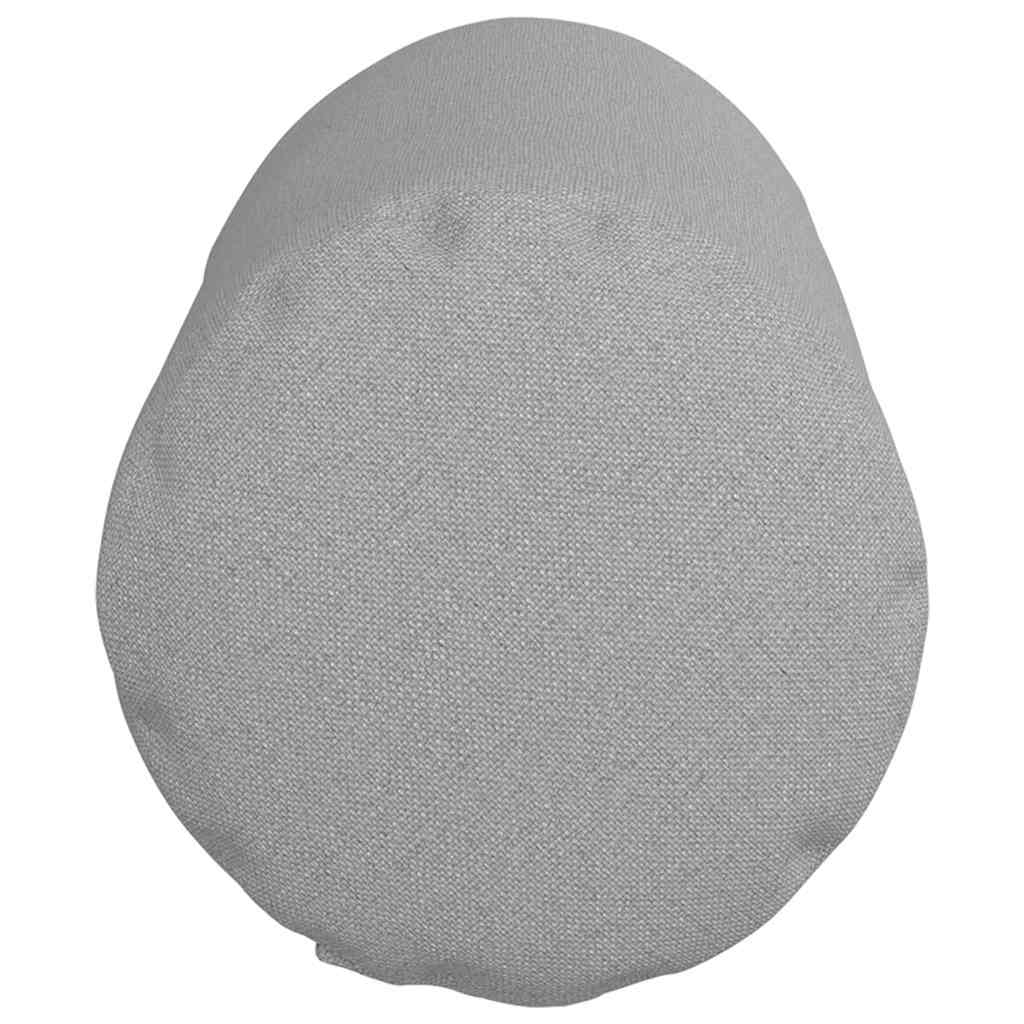 Cuscini a rullo 2 pcs Grigio Nuvola Ø 15 x 40 cm Tessuto 42014281