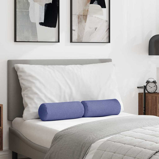 Cuscini a rullo 2 pcs Blu jeans Ø 15 x 40 cm Tessuto 42014282