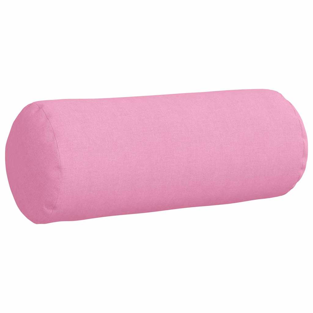 Cuscini a rullo 2 pcs Rosa Ø 15 x 40 cm Tessuto 42014283