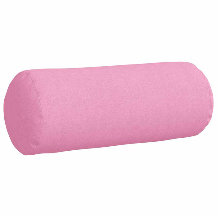 Cuscini a rullo 2 pcs Rosa Ø 15 x 40 cm Tessuto 42014283