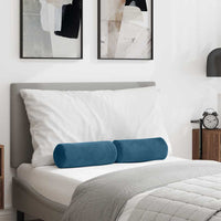 Cuscini a rullo 2 pcs Blu Ø 15 x 40 cm Tessuto in Cords 42014284