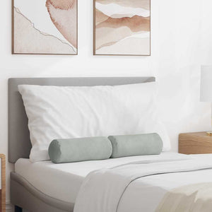 Cuscini a rullo 2 pcs Grigio chiaro Ø 15 x 40 cm 42014285