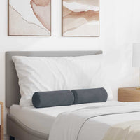 Cuscini a rullo 2 pcs Grigio scuro Ø 15 x 40 cm 42014286