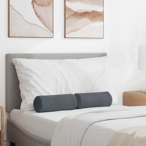 Cuscini a rullo 2 pcs Grigio scuro Ø 15 x 40 cm 42014286