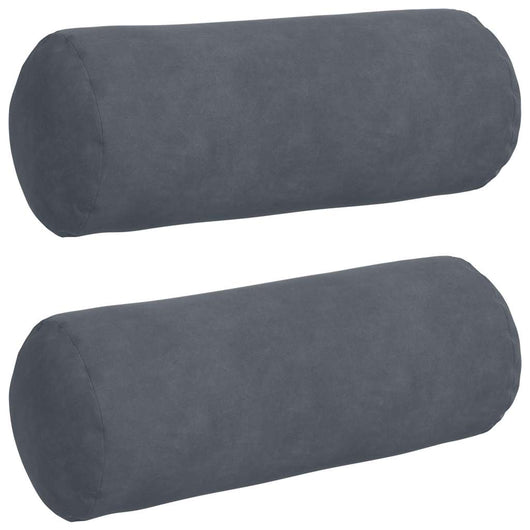 Cuscini a rullo 2 pcs Grigio scuro Ø 15 x 40 cm 42014286
