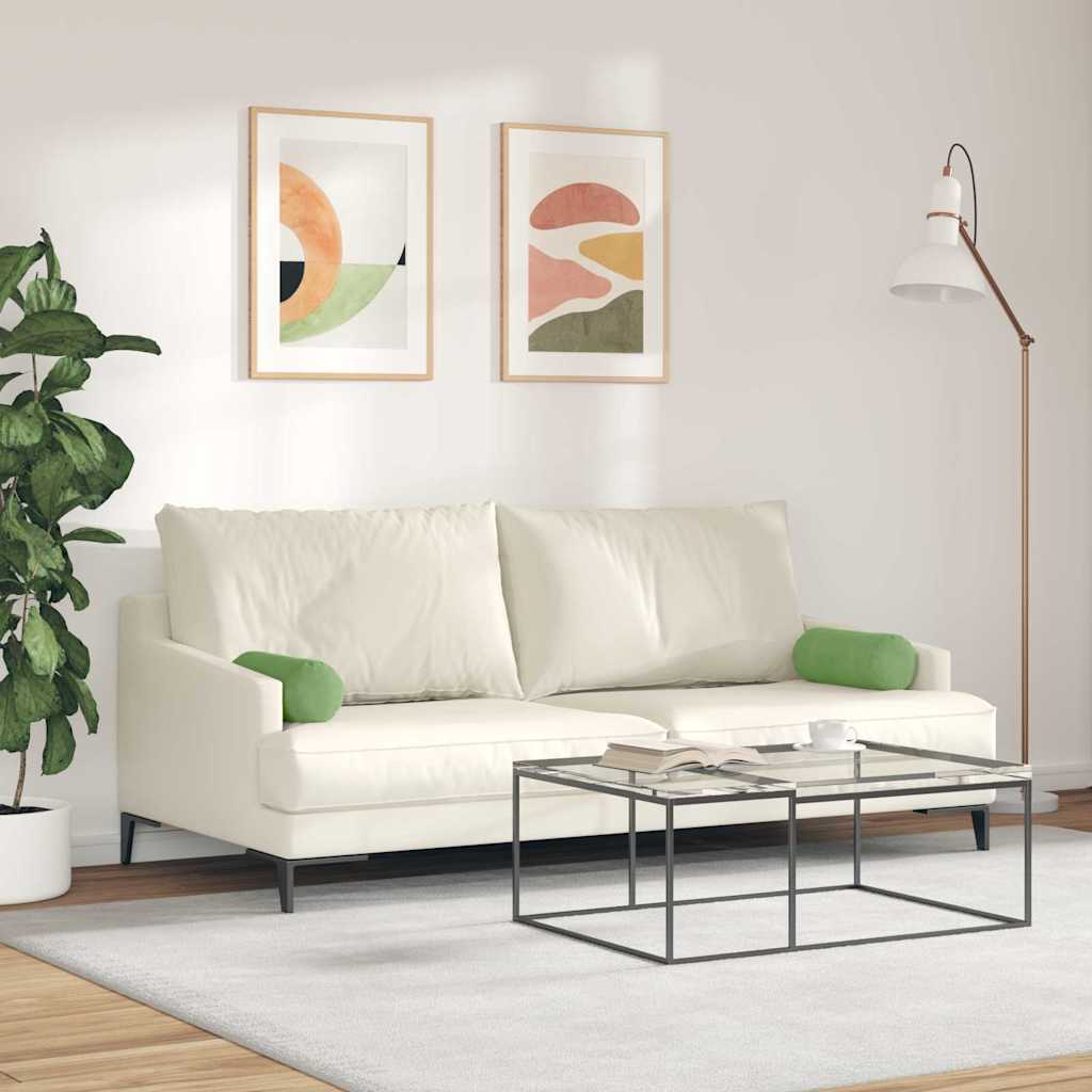 Cuscini a rullo 2 pcs Verde chiaro Ø 15 x 40 cm 42014288