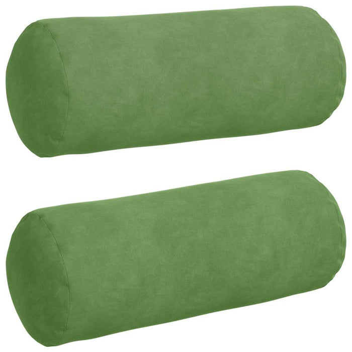 Cuscini a rullo 2 pcs Verde chiaro Ø 15 x 40 cm 42014288