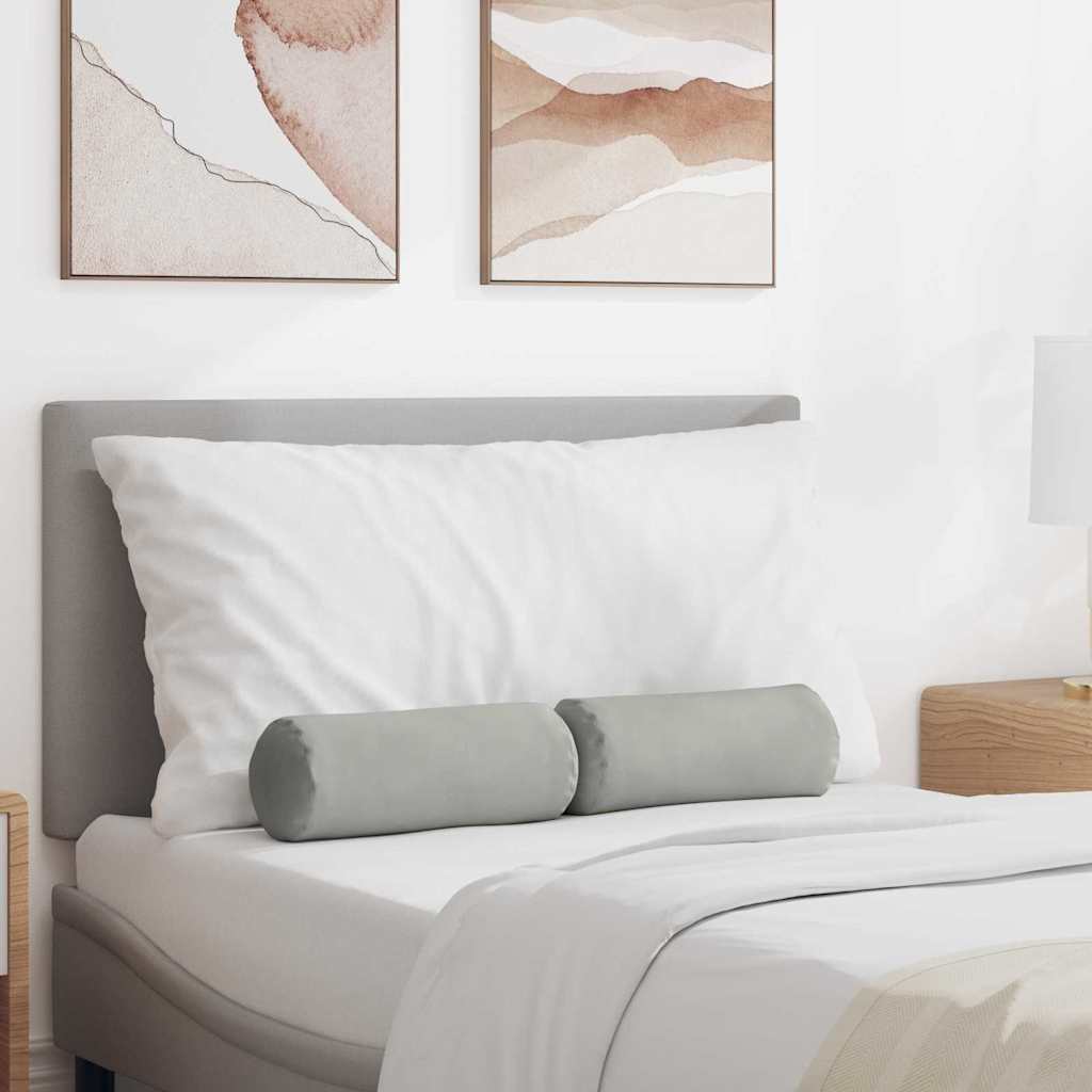 Cuscini a rullo 2 pcs Grigio chiaro Ø 15 x 40 cm 42014298