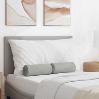 Cuscini a rullo 2 pcs Grigio chiaro Ø 15 x 40 cm 42014298
